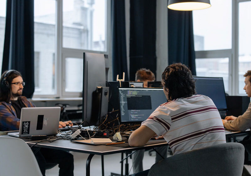 Photo of software engineers working